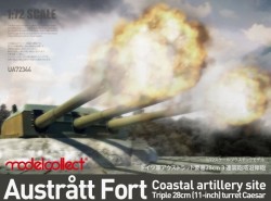 Austratt fort coastal artillery site triple 28cm turret Caesar)