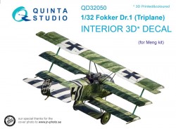 Fokker Dr.1 Interior 3D Decal