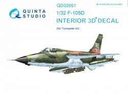 F-105D Interior 3D Decal