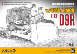 D9R Armored Bulldozer with Slat Armor