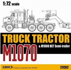 M1070 Truck Tractor with M1000 Het Semi Trailer