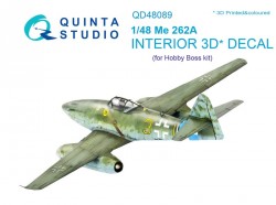 Me-262A Interior 3D Decal