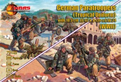 German Paratroopers (Tropical Uniform) with 10.5cm LG42&8cm s.G.W.34