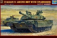 Italian C1 Ariete MBT with uparmored