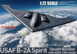 USAF B-2A Spirit Stealth Bomber with AGM-158 missile