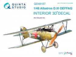 Albatros D.III OEFFAG Interior 3D Decal