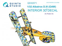 Albatros D.III OAW Interior 3D Decal