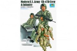 Modern U.S. Army CH-47D Crew & Infantry