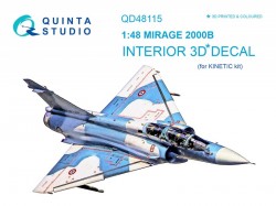 Mirage 2000B Interior 3D Decal