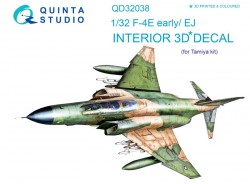 F-4E early/F-4EJ Interior 3D Decal