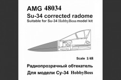 Su-34 aircraft radome with Pitot tube