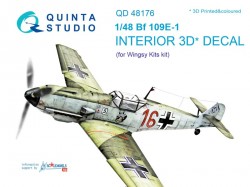 Bf 109E-1 Interior 3D Decal
