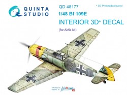 Bf 109E Interior 3D Decal