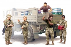 Modern U.S. soldiers – Logistics Supply Team