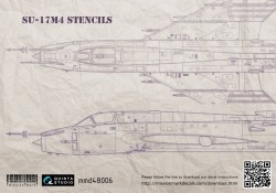 Su-17M4 stencil