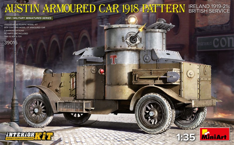 Austin Armoured Car 1918 Pattern. Ireland 1919-21. British Service. Interior Kit