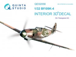Bf 109K-4 Interior 3D Decal