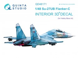 Su-27UB Interior 3D Decal
