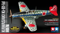 Kawasaki Ki-61-Id Hien (Tony) Silver Color Plated (w/Camo Decals)