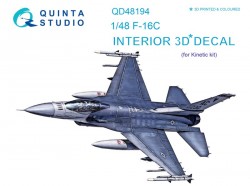 F-16С Interior 3D Decal