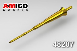 Pitot tube for aircraft Su-33 (turned brass)