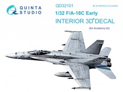 F/A-18С Early Interior 3D Decal