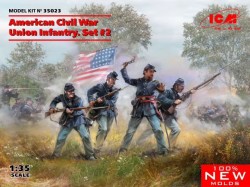 American Civil War Union Infantry. Set #2 (100% new molds)
