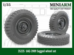 UAZ-3909 Sagged wheels set