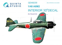 A6M2 Zero Interior 3D Decal