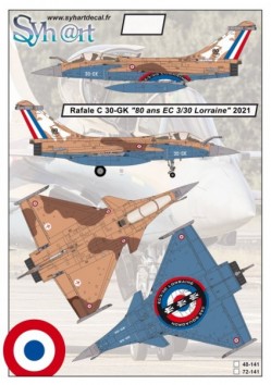  Rafale C 30-GK "80 years EC 3/30 Lorraine" 2021
