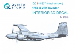 B-26K Interior 3D Decal (Small version)