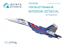 Su-27  (full version) Interior 3D Decal