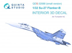Su-27  (small version) Interior 3D Decal