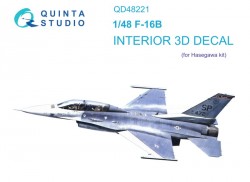 F-16B Interior 3D Decal