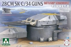 28cm SK C/34 Guns Battleship Scharnhorst Turret B