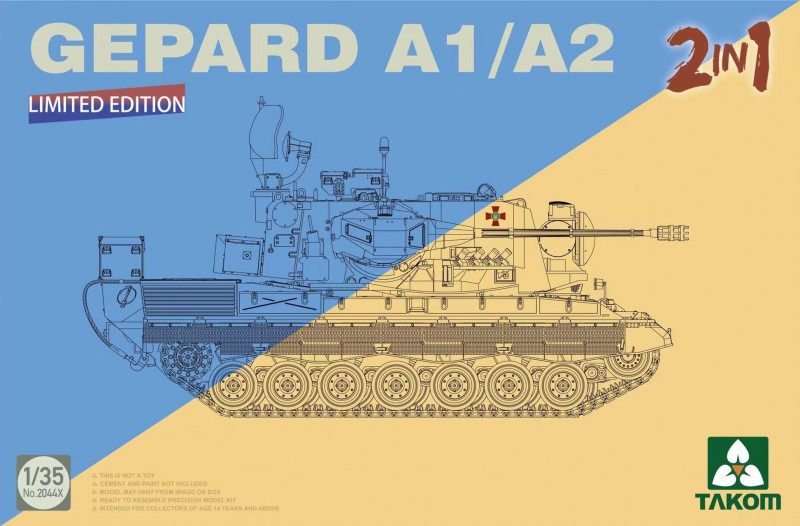 Flakpanzer "Gepard" A1/A2 2 in 1 - limited UA