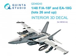 F/A-18F late / EA-18G Interior 3D Decal