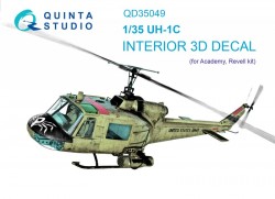 UH-1C Interior 3D Decal