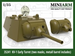KV-1 Early Turret  (two masks, metall barrel)