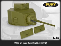 M3 Stuart Turret (welded, D38976)