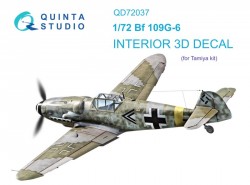 Bf 109 G-6 Interior 3D Decal