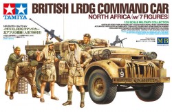 British LRDG Command Car North Africa (w/7 Figures)