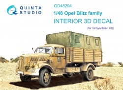 Opel Blitz family Interior 3D Decal