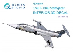 F-104G  Interior 3D Decal