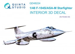 F-104S/ASA-M  Interior 3D Decal