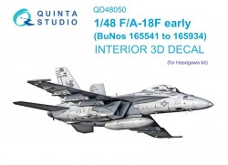 F/A-18F early  Interior 3D Decal