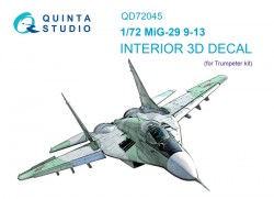 MiG-29 9-13 Interior 3D Decal