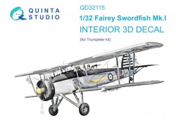 Fairey Swordfish Mk.I Interior 3D Decal