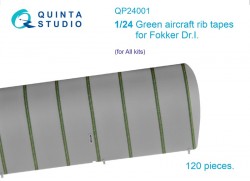 Green rib tapes Fokker Dr.I (All kits)