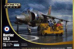 BAe Harrier GR.3 with tow tractor - Falklands 40th Anniversary